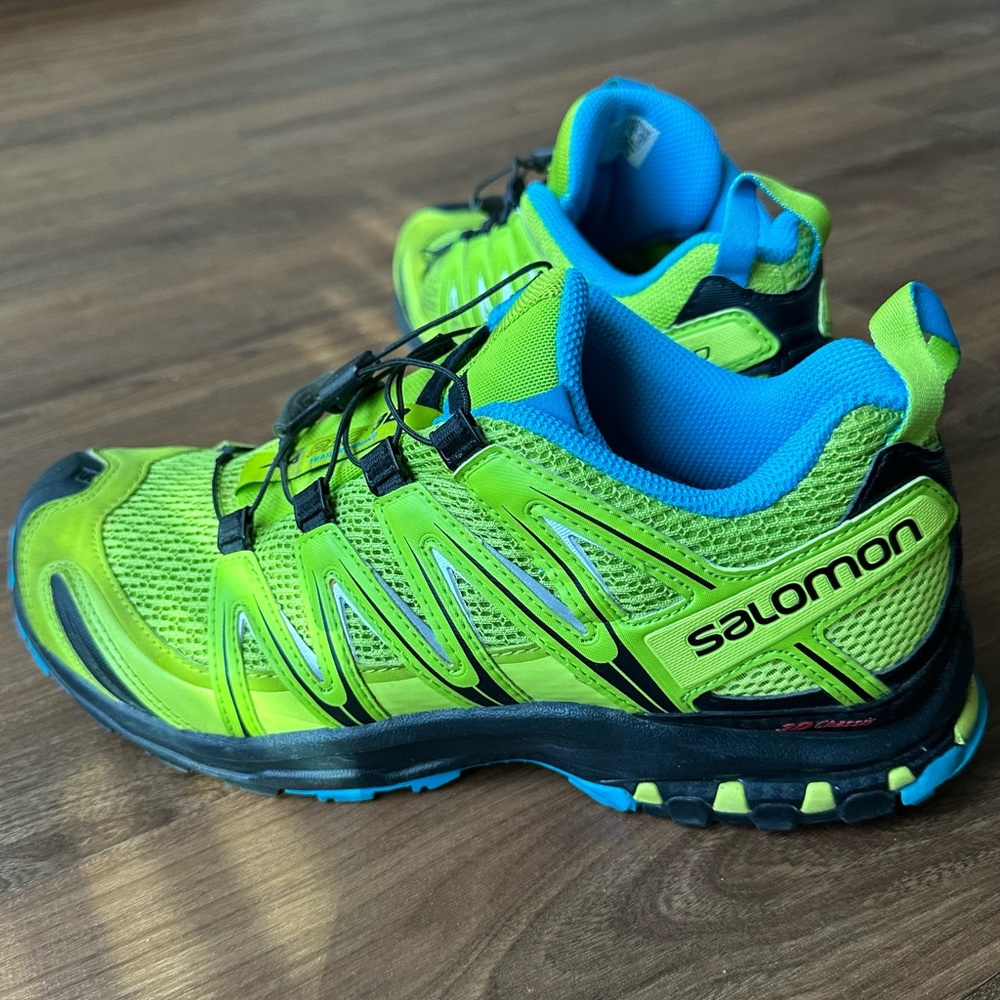 Salomon XA Pro 3D V7 - Men’s Trail Running Shoe - Size 9 - Rare Neon Colorway